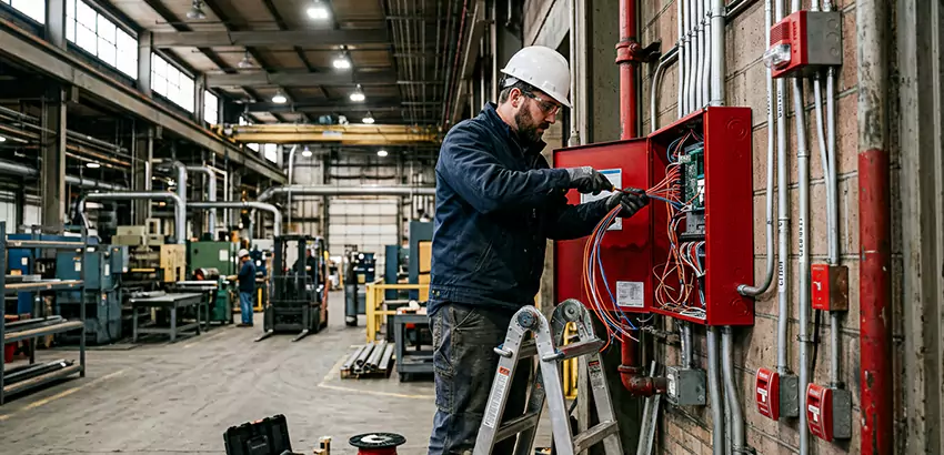 Industrial Fire Alarm Installation in Hermitage