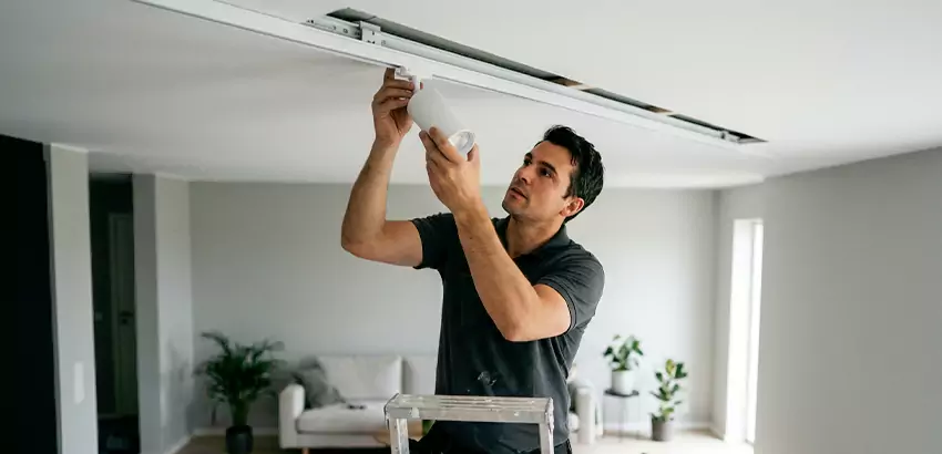 Recessed Track Lighting Installation in Hermitage
